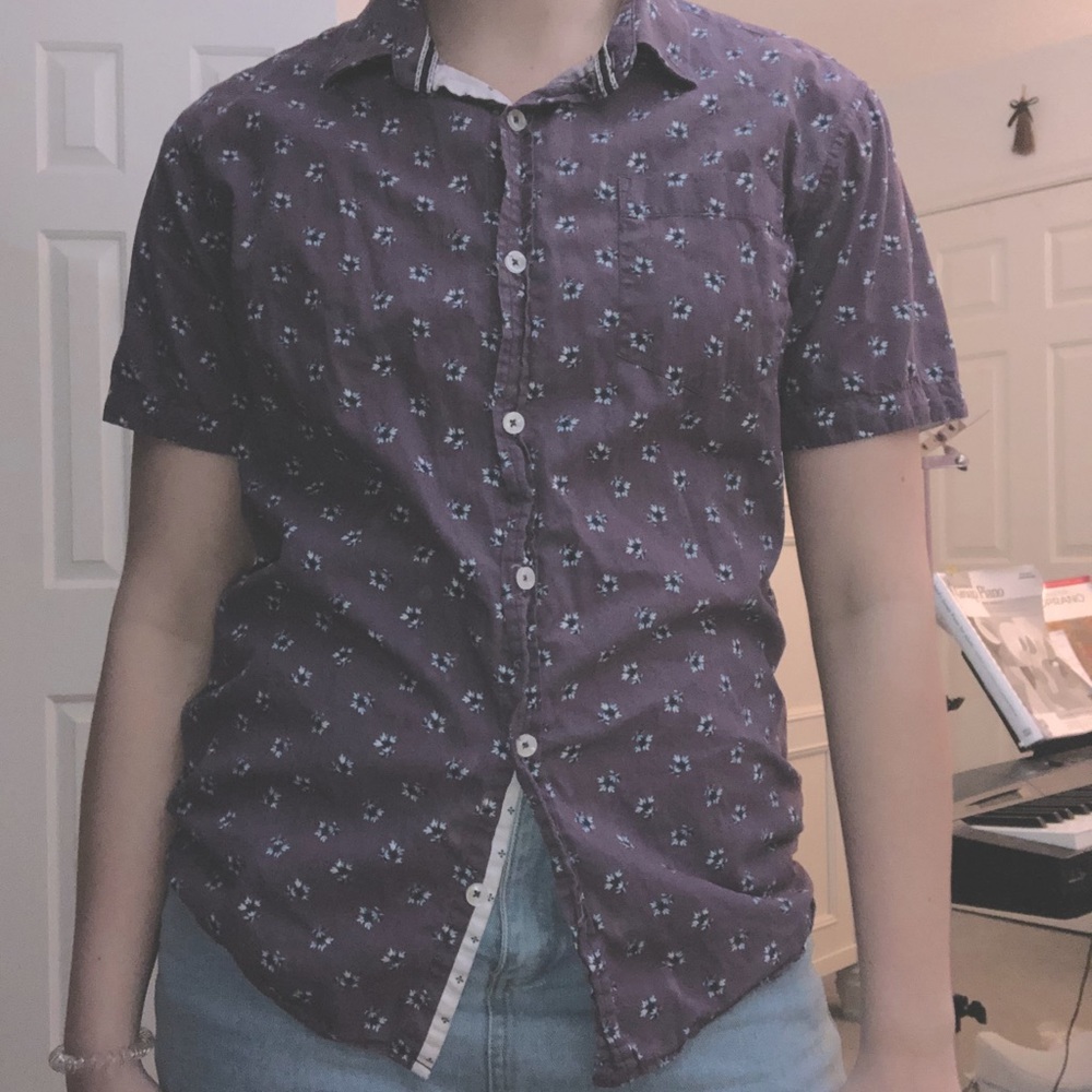 mens short sleeve collar